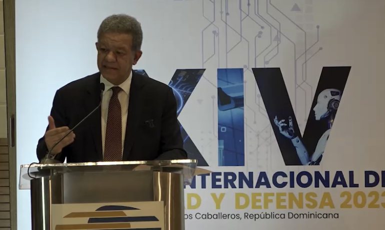 VIDEO | Leonel Fernández encabeza en Santiago inicio de la XIV cumbre internacional de seguridad y defensa