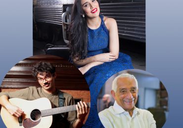 Aisha Syed, Rafael Solano  y Luis McDougal juntos en concierto