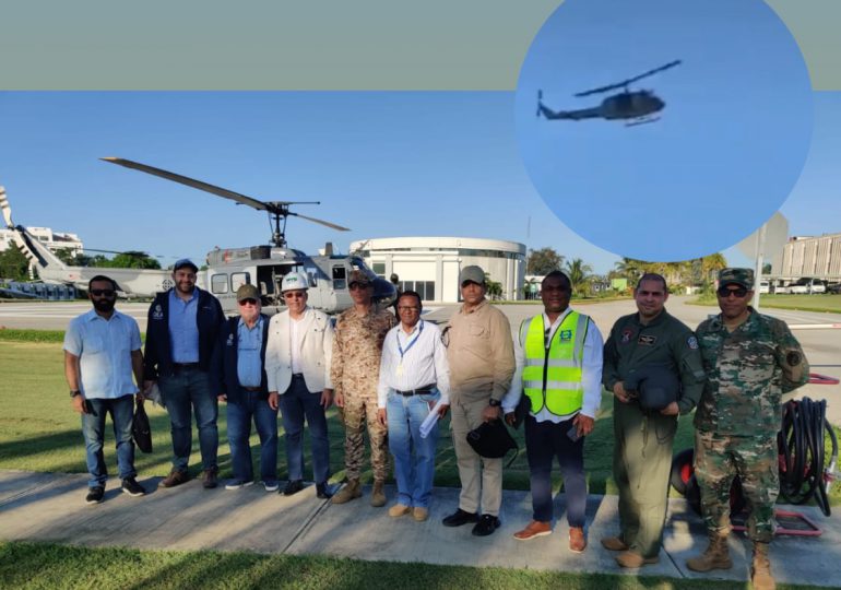 Video| Helicóptero de FARD sobrevuela línea fronteriza RD-Haití con permiso especial de OEA