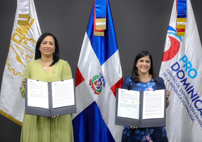 ProDominicana y ADME firman acuerdo para promover a las mujeres en el sector exportador