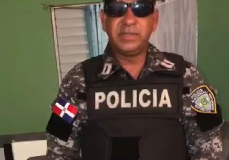 VIDEO | Agente policial que rompió bandera haitiana pide a Abinader lo coloque en condición de retiro