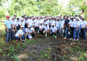 Empleados de Contraloría participan en jornada de reforestación