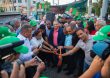 Alcalde SDN inicia trabajos de remozamiento de cuartel de bomberos, reconstrucción bulevar y establecimiento de monolitos publicitarios