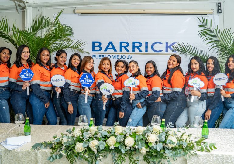 Barrick Pueblo Viejo realiza cuarta graduación de su programa Listos para el Empleo