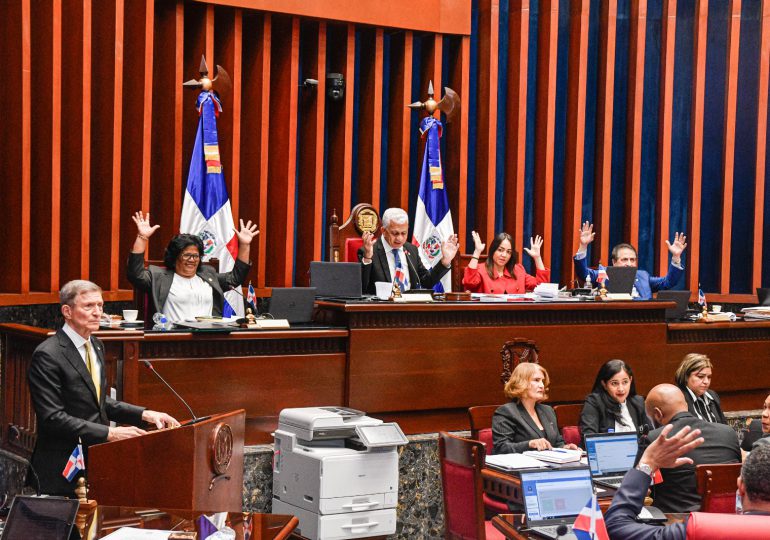 VIDEO | Senado entrevista al canciller Roberto Álvarez por conflicto con Haití sobre canal del río Masacre