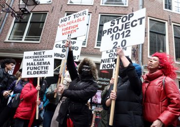 Manifestación contra un proyecto de "centro erótico" en Amsterdam