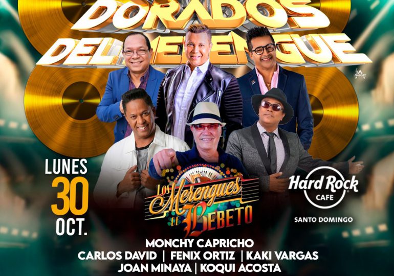 Los Años Dorados del Merengue se presentarán en el Hard Café Santo Domingo