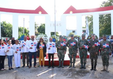 Autoridades realizan acto conmemorativo del 178 aniversario de la Batalla de Beller en Dajabón