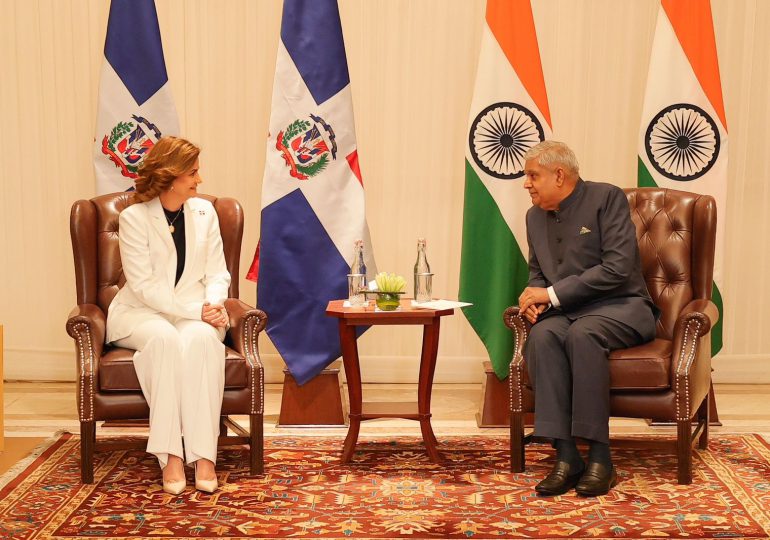 Video| Encuentro entre el Vicepresidente de la República de la India y la Vicepresidenta de RD