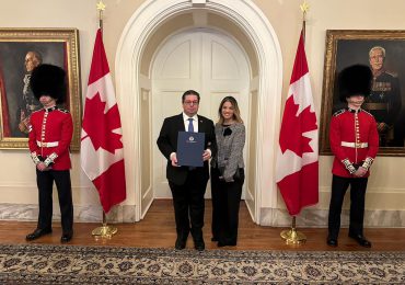 VIDEO | RD y Canadá: Hans Dannenberg Castellanos presenta cartas credenciales que lo acredita embajador dominicano en Ottawa