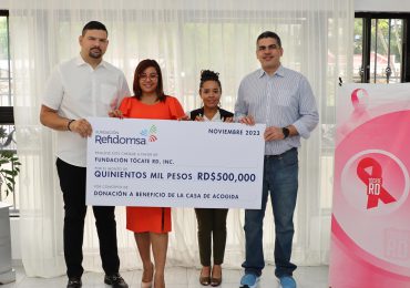 Fundación Refidomsa realiza donación a entidad que trabaja con pacientes de cáncer