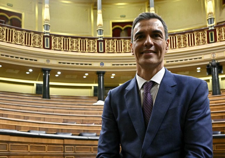 Congreso español reelige al socialista Pedro Sánchez como presidente del gobierno
