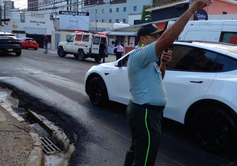 9-1-1 coordinó la asistencia en accidente ocurrido en sector Julieta Morales, Distrito Nacional