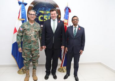 Autoridades militares de República Dominicana se reúnen con ministro de Estado de las Fuerzas Armadas del Reino Unido
