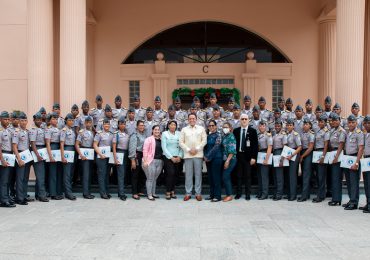 CND certifica a cadetes Policía Nacional en Prevención de la Drogodependencia
