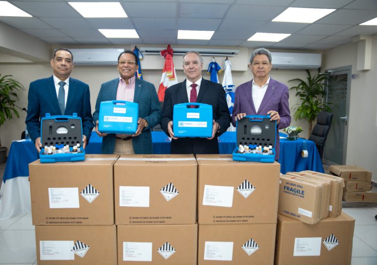 CND entrega “Kits de Identificación de Drogas” para fortalecer lucha contra tráfico de sustancias ilícitas