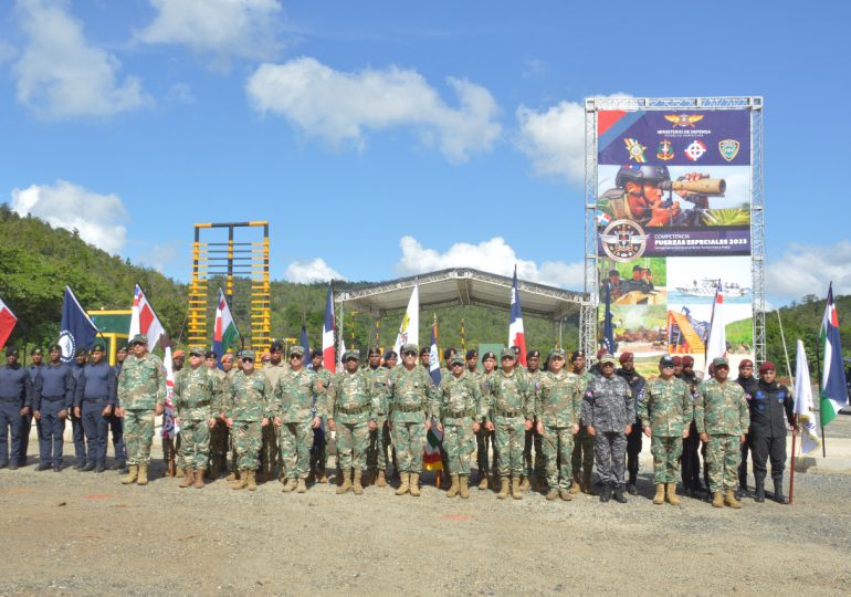 Ministerio de Defensa inicia competencias “Fuerzas Especiales 2023 RD”, preparan militares para enfrentar amenazas