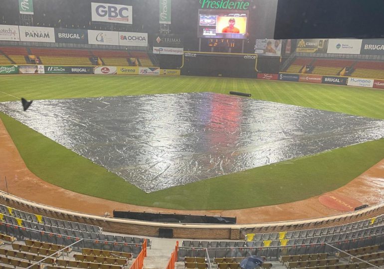 Suspenden por lluvia juego Estrellas y Águilas en Estadio Cibao