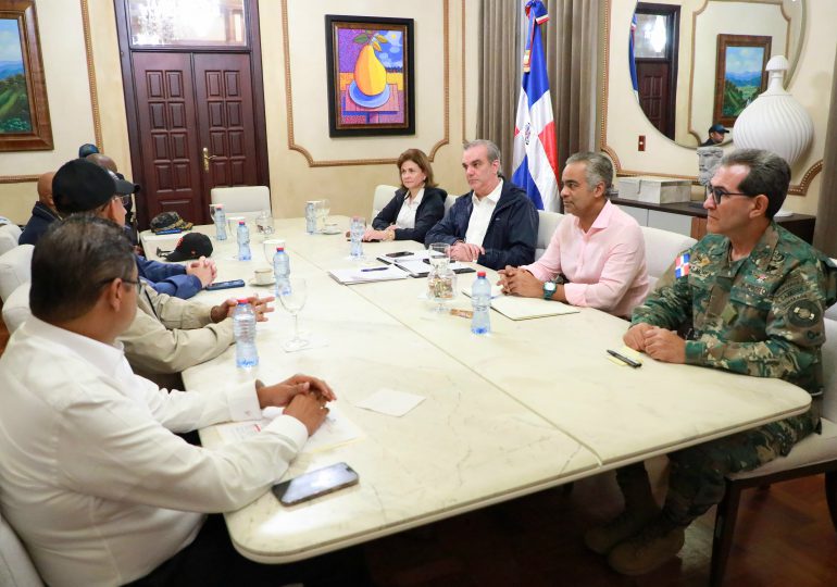 Abinader encabezará reunión con organismos de socorro para seguir tomando medidas tras paso de disturbio tropical
