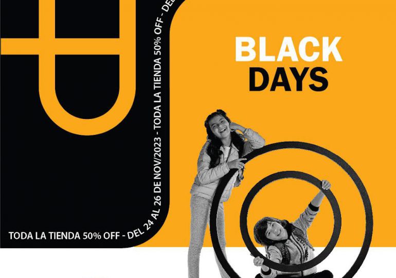 Black Weekend de TOTTO del 24 al 26 de noviembre con 50% en todas las tiendas y web