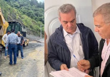 Senador José Antonio Castillo entrega a Luis Abinader informe de daños en Ocoa tras disturbio tropical