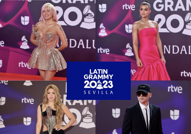 Así de espectacular lucieron algunas figuras en los Latin Grammy 2023 
