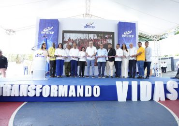 VIDEO | Presidente Abinader encabeza en Santiago Rodríguez inauguración de dos centros de capacitación del INFOTEP