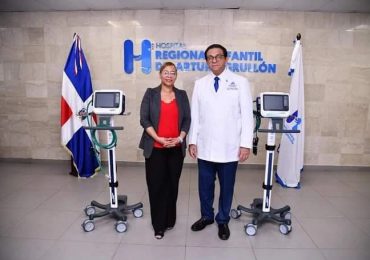 Ministerio de Salud Pública realiza entrega de ventiladores al Hospital Infantil Arturo Grullón