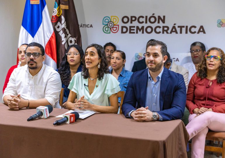 Opción Democrática promete al pueblo dominicano trabajar en 2024 para construir una sociedad justa