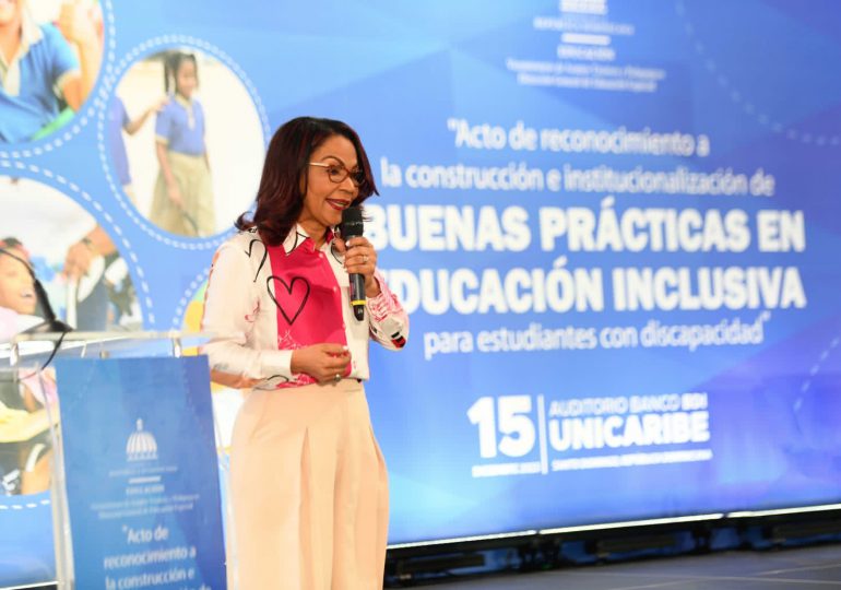 Lucía Vásquez Espínola: Dirección de Educación Especial del MINERD garantiza los derechos a estudiantes con discapacidad