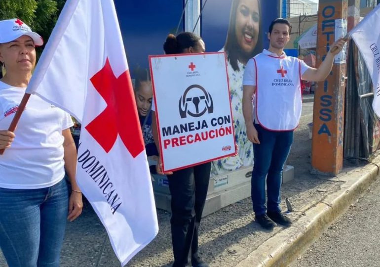 Cruz Roja Santo Domingo Oeste inicia segunda  fase del operativo “Conciencia por la Vida  2023-2024”