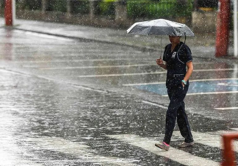Prevén para este lunes lluvias en distintas zonas del país; se mantienen los avisos y alerta meteorológica
