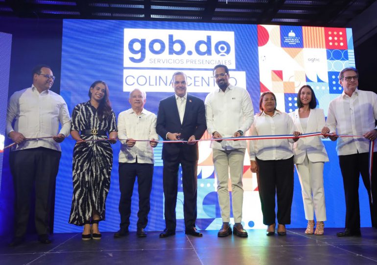 Presidente Abinader inaugura un nuevo Punto GOB en Santo Domingo Norte