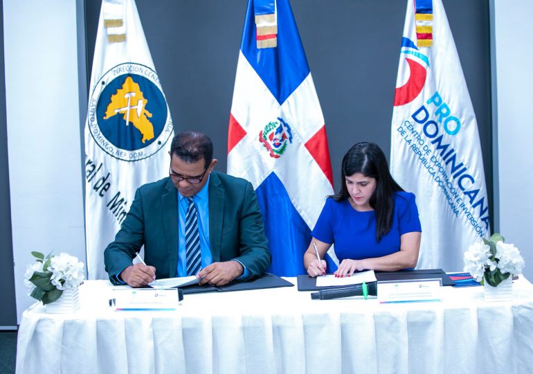 ProDominicana integra a la Dirección General de Minería para impulsar la Ventanilla Única de Inversión