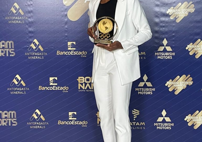 Marileidy Paulino gana premio "Generador de Cambio" en los Panam Sports Awards 2023 por su labor social