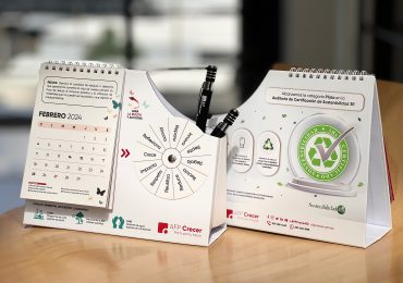 AFP Crecer impulsa la sostenibilidad con su primer calendario reciclado