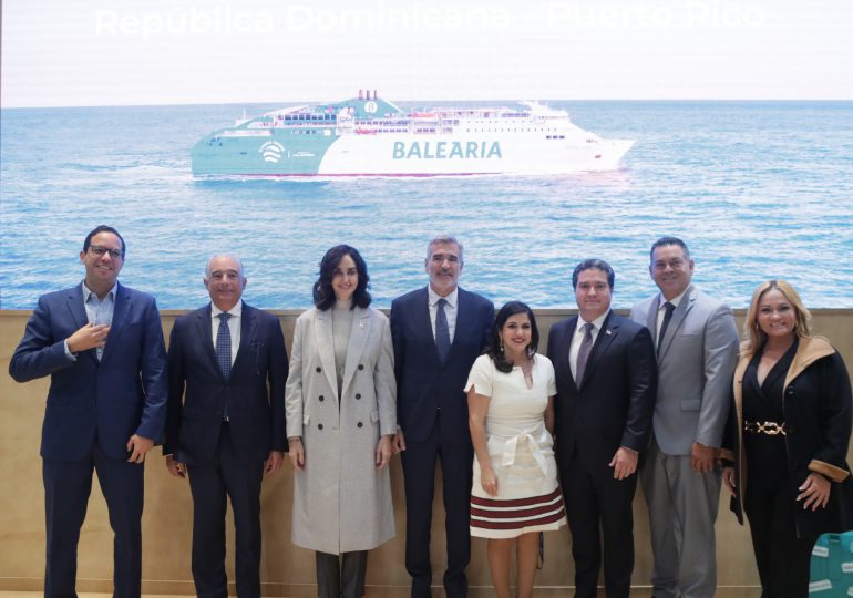 Autoridad Portuaria Dominicana y Baleària presentan en FITUR nueva ruta marítima entre República Dominicana y Puerto Rico