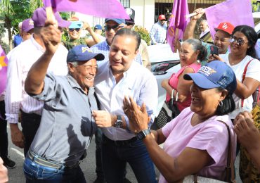 Abel en Río San Juan: "Dominicanos aspiran a vivir mejor, por eso están con en PLD"