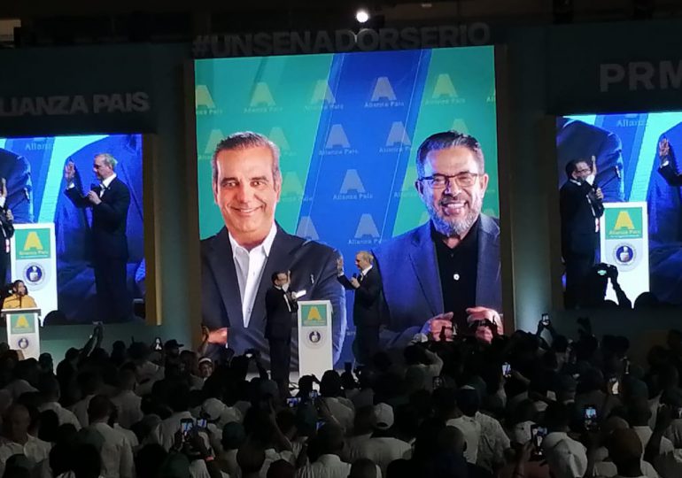 Alianza País proclama a Luis Abinader como su candidato presidencial