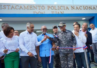 Gobierno inaugura nuevo destacamento policial en Don Juan, Monte Plata