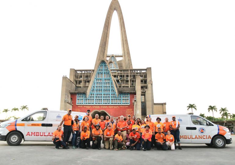 Defensa Civil cuida vidas de personas que asisten a Basílica de Higüey en el “Día de La Altagracia”
