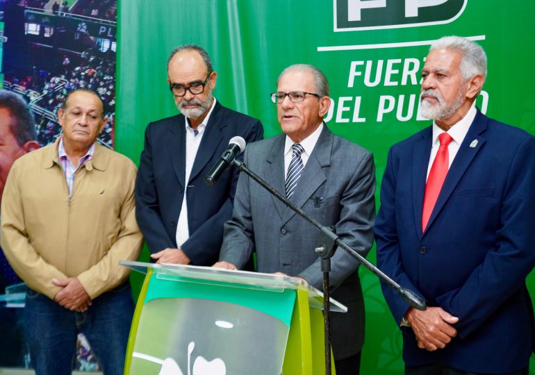 Abinader somete a la población "a un estado de incertidumbre y calamidad alimentaria", denuncia la FP