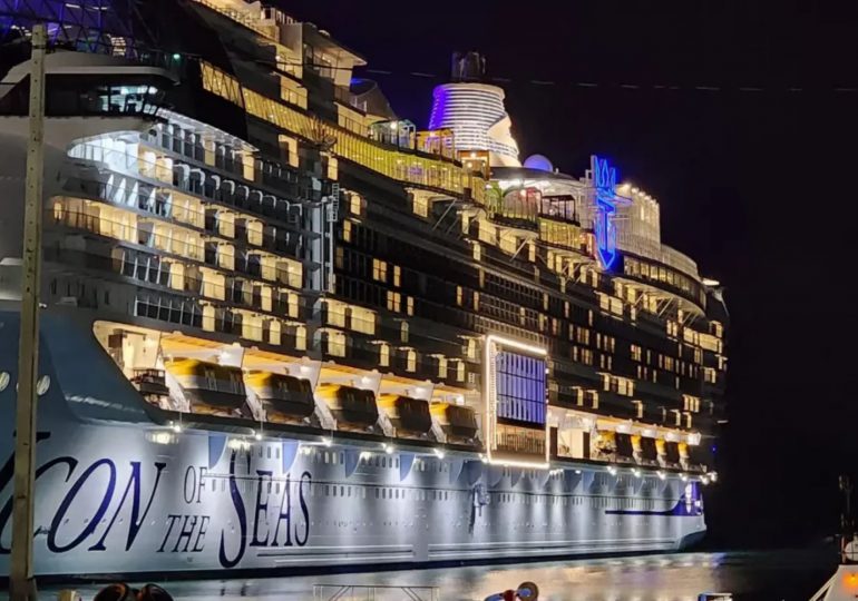 Llega a Miami para su inauguración el crucero más grande del mundo “Icon of the Seas” 