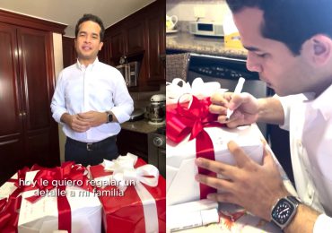 Omar Fernández comparte mensaje reflexivo y regala cheesecake a sus seres queridos en el Día del Amor y la Amistad