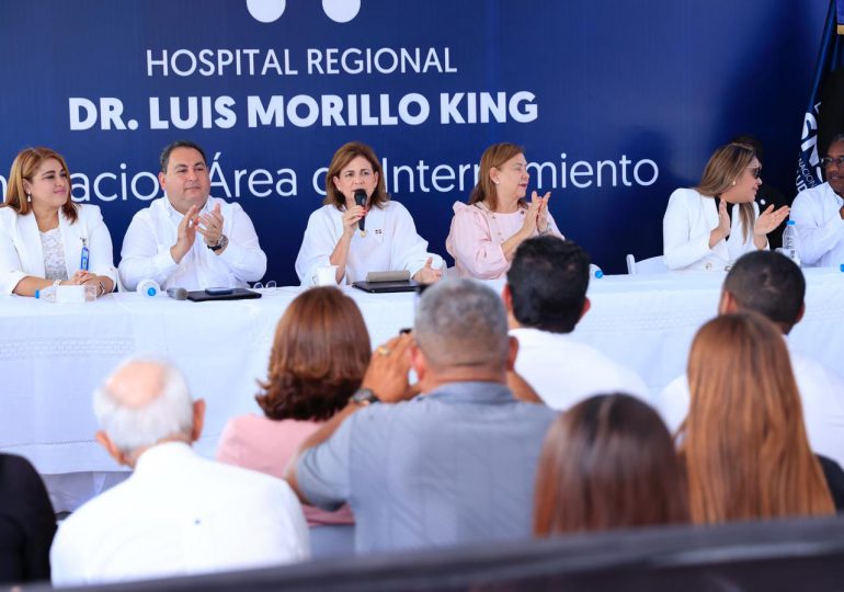 Vicepresidenta anuncia primer hospital pediátrico del Sur y ampliación área Internamiento Morillo King en La Vega