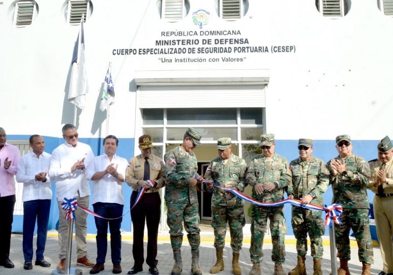 CESEP inaugura nuevo cuartel en el puerto de Haina margen occidental