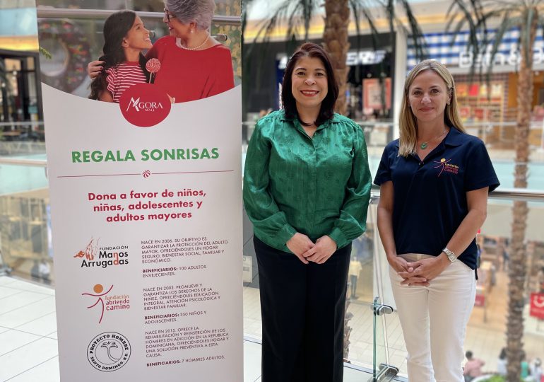 Con Regala Sonrisas Ágora Mall impactó 460 beneficiarios de tres fundaciones dominicanas