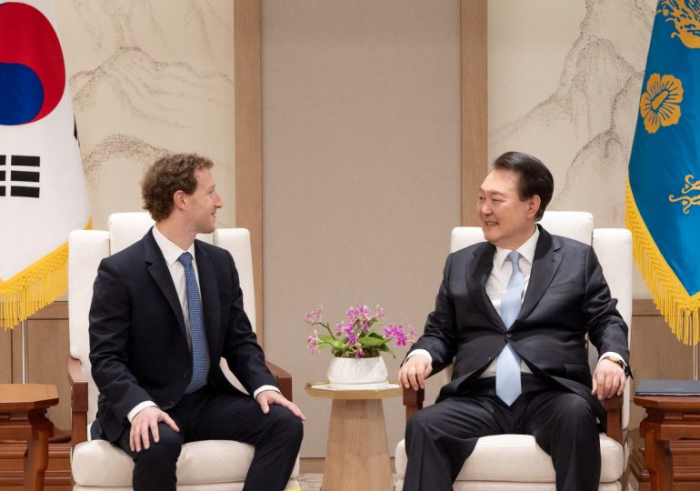 Zuckerberg habla de IA y desinformación en Corea del Sur