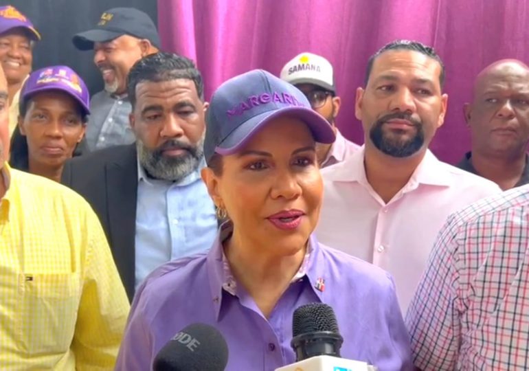 Margarita afirma Alianza Rescate RD ha puesto a temblar al gobierno del PRM 