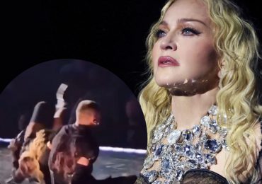 Madonna cayó al escenario mientras cantaba y bailaba “Open Your Heart”
